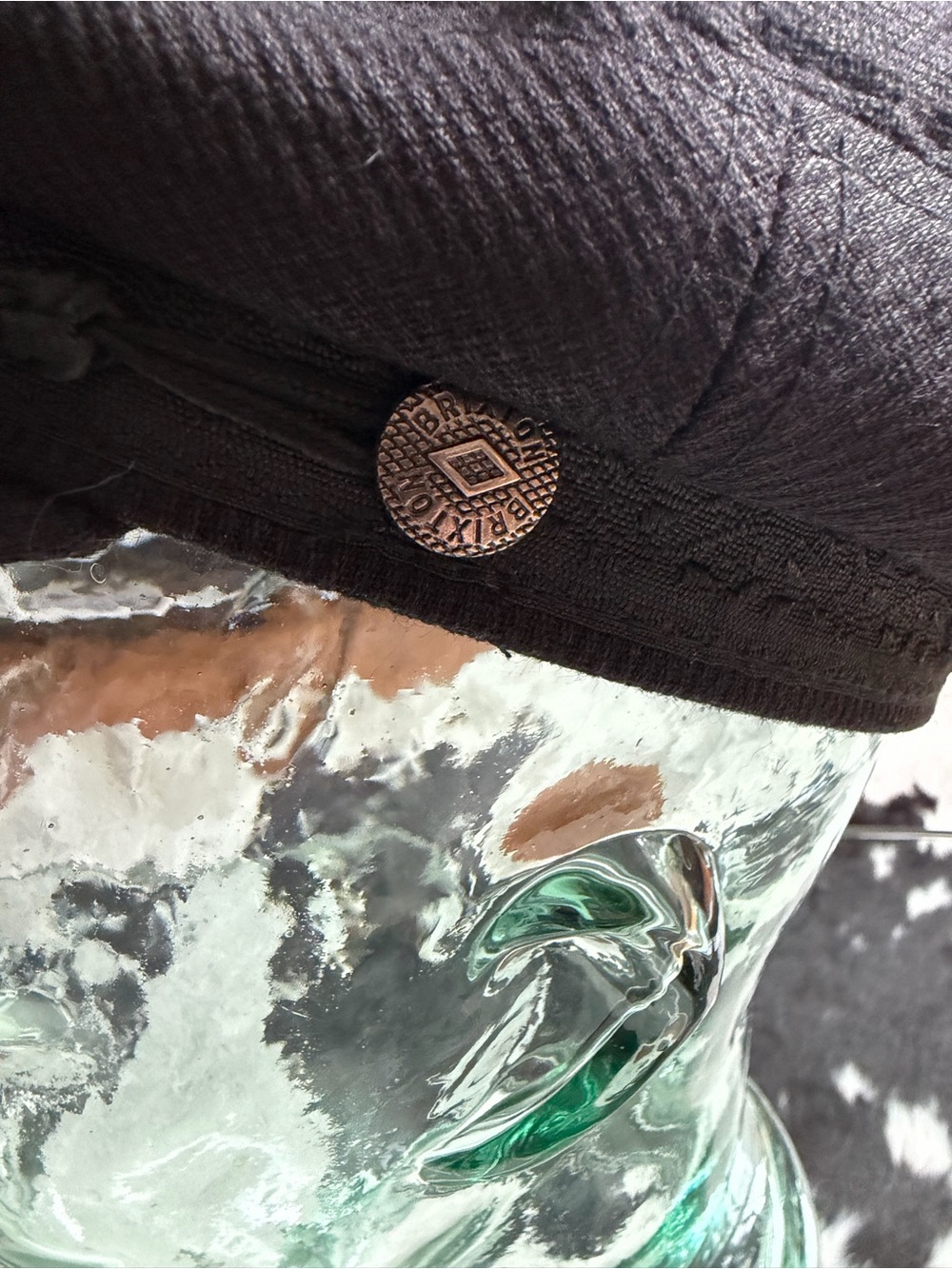 Brixton Black Braided Cord Fiddler Cap - Picture 3 of 6
